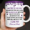 To My Husband, Meeting You Was Fate, Cartoon Couple - Personalized Custom Coffee Mug - CPL1209_MG To My Husband, Meeting You Was Fate, Cartoon Couple - Personalized Custom Coffee Mug - CPL1209_MG