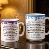 To My Husband, Meeting You Was Fate, Cartoon Couple - Personalized Custom Coffee Mug - CPL1209_MG To My Husband, Meeting You Was Fate, Cartoon Couple - Personalized Custom Coffee Mug - CPL1209_MG