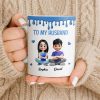 To My Husband, Meeting You Was Fate, Cartoon Couple - Personalized Custom Coffee Mug - CPL1209_MG To My Husband, Meeting You Was Fate, Cartoon Couple - Personalized Custom Coffee Mug - CPL1209_MG