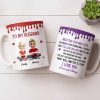 To My Husband, Meeting You Was Fate, Cartoon Couple - Personalized Custom Coffee Mug - CPL1209_MG To My Husband, Meeting You Was Fate, Cartoon Couple - Personalized Custom Coffee Mug - CPL1209_MG