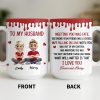To My Husband, Meeting You Was Fate, Cartoon Couple - Personalized Custom Coffee Mug - CPL1209_MG To My Husband, Meeting You Was Fate, Cartoon Couple - Personalized Custom Coffee Mug - CPL1209_MG