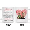 To My Husband, Sometimes It's Hard To Find The Words, Heart And Couple - Personalized Custom Coffee Mug - HSB038_MG To My Husband, Sometimes It's Hard To Find The Words, Heart And Couple - Personalized Custom Coffee Mug - HSB038_MG