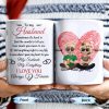 To My Husband, Sometimes It's Hard To Find The Words, Heart And Couple - Personalized Custom Coffee Mug - HSB038_MG To My Husband, Sometimes It's Hard To Find The Words, Heart And Couple - Personalized Custom Coffee Mug - HSB038_MG