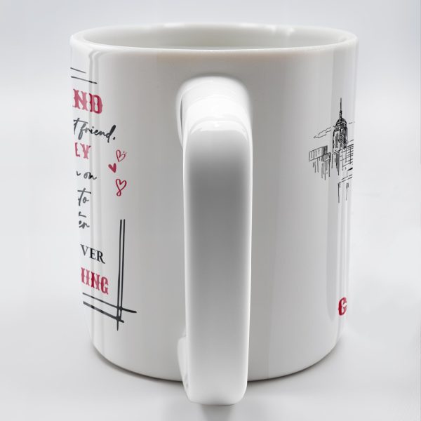 To My Husband You Are My Everything, Romantic Skyline and Couple Design - Personalized Custom Coffee Mug - CPL267_MG