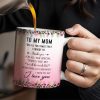 To My Mom, For All The Times That I Forgot To Thank You, Flowers and Two Women - Personalized Custom Coffee Mug - MOM065_MG