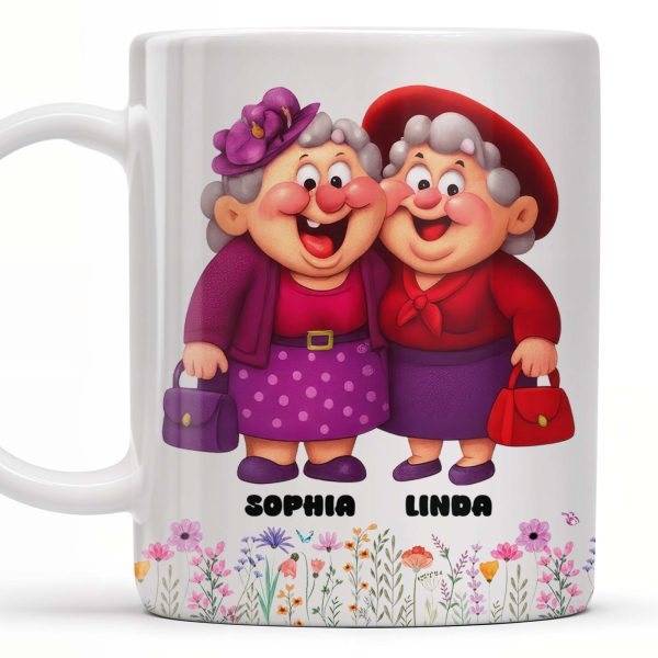 To My Old Friend Thank You For Being My Unbiological Sister - Personalized Custom Coffee Mug - BST477_MG To My Old Friend Thank You For Being My Unbiological Sister - Personalized Custom Coffee Mug - BST477_MG