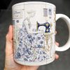 To My Princess In The Tower Inspired By Vintage Sewing Machine and Floral Dress - Personalized Custom Coffee Mug - HOB016_MG To My Princess In The Tower Inspired By Vintage Sewing Machine and Floral Dress - Personalized Custom Coffee Mug - HOB016_MG