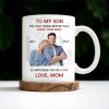 To My Son City Silhouette Custom Mug - Personalized Custom Coffee Mug - SON031_MG To My Son City Silhouette Custom Mug - Personalized Custom Coffee Mug - SON031_MG