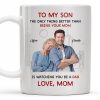 To My Son City Silhouette Custom Mug - Personalized Custom Coffee Mug - SON031_MG To My Son City Silhouette Custom Mug - Personalized Custom Coffee Mug - SON031_MG
