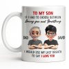 To My Son, If I Had To Choose Between Loving You - Personalized Custom Coffee Mug - SON076_MG To My Son, If I Had To Choose Between Loving You - Personalized Custom Coffee Mug - SON076_MG