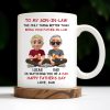 To My Son-In-Law, The Only Thing Better Than Being Your Father-In-Law, Cartoon Characters - Personalized Custom Coffee Mug - SON038_MG To My Son-In-Law, The Only Thing Better Than Being Your Father-In-Law, Cartoon Characters - Personalized Custom Coffee Mug - SON038_MG