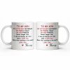 To My Son, Never Forget That I Am So Proud Of You - Personalized Custom Coffee Mug - SON073_MG