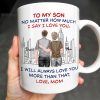 To My Son, No Matter How Much I Love You, Cityscape Design - Personalized Custom Coffee Mug - SON058_MG
