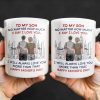 To My Son No Matter How Much I Say I Love You, I Will Always Love You More Than That, Cityscape - Personalized Custom Coffee Mug - SON050_MG