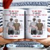 To My Son So Amazed By The Son, The Man, The Dad You Are, People And Trees - Personalized Custom Coffee Mug - SON046_MG