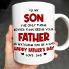 To My Son, Watching You Be A Dad - Personalized Custom Coffee Mug - SON053_MG To My Son, Watching You Be A Dad - Personalized Custom Coffee Mug - SON053_MG