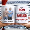 To My Son, Watching You Be A Dad - Personalized Custom Coffee Mug - SON053_MG To My Son, Watching You Be A Dad - Personalized Custom Coffee Mug - SON053_MG