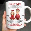 To My Wife, Meeting You Was Fate, Love Forever And Always, Cartoon Couple - Personalized Custom Coffee Mug - CPL988_MG To My Wife, Meeting You Was Fate, Love Forever And Always, Cartoon Couple - Personalized Custom Coffee Mug - CPL988_MG