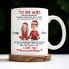 To My Wife, Meeting You Was Fate, Love Forever And Always, Cartoon Couple - Personalized Custom Coffee Mug - CPL988_MG To My Wife, Meeting You Was Fate, Love Forever And Always, Cartoon Couple - Personalized Custom Coffee Mug - CPL988_MG