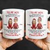 To My Wife, Meeting You Was Fate, Love Forever And Always, Cartoon Couple - Personalized Custom Coffee Mug - CPL988_MG To My Wife, Meeting You Was Fate, Love Forever And Always, Cartoon Couple - Personalized Custom Coffee Mug - CPL988_MG