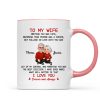 To My Wife My Husband Meeting You Was Fate - Personalized Mug - Gift For Couple, Gift For Him, For Her To My Wife My Husband Meeting You Was Fate - Personalized Mug - Gift For Couple, Gift For Him, For Her