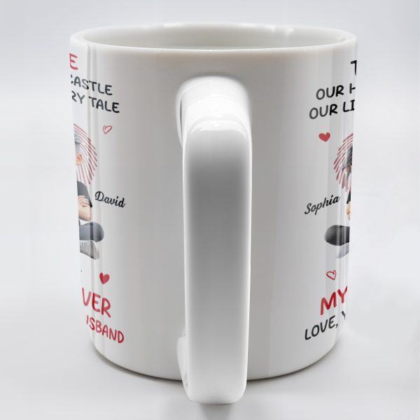 To My Wife, Our Home Ain't No Castle, Hearts - Personalized Custom Coffee Mug - WIF058_MG To My Wife, Our Home Ain't No Castle, Hearts - Personalized Custom Coffee Mug - WIF058_MG