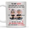To My Wife, Our Home Ain't No Castle, Hearts - Personalized Custom Coffee Mug - WIF058_MG To My Wife, Our Home Ain't No Castle, Hearts - Personalized Custom Coffee Mug - WIF058_MG