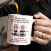 To My Wife, Our Home Ain't No Castle, Hearts - Personalized Custom Coffee Mug - WIF058_MG To My Wife, Our Home Ain't No Castle, Hearts - Personalized Custom Coffee Mug - WIF058_MG