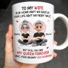 To My Wife, Our Home Ain't No Castle, Hearts - Personalized Custom Coffee Mug - WIF058_MG To My Wife, Our Home Ain't No Castle, Hearts - Personalized Custom Coffee Mug - WIF058_MG