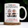 To My Wife, Our Home Ain't No Castle, Hearts - Personalized Custom Coffee Mug - WIF058_MG To My Wife, Our Home Ain't No Castle, Hearts - Personalized Custom Coffee Mug - WIF058_MG