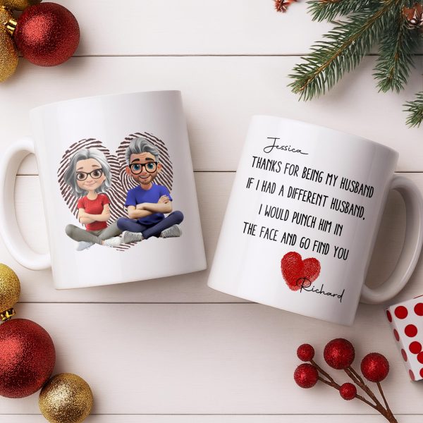 To My Wonderful Grandparents, Love Knows No Distance - Personalized Custom Coffee Mug - CPL1005_MG To My Wonderful Grandparents, Love Knows No Distance - Personalized Custom Coffee Mug - CPL1005_MG