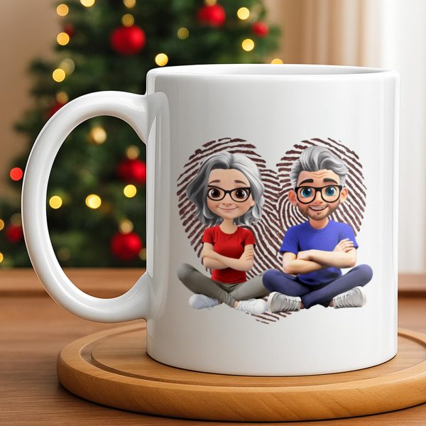 To My Wonderful Grandparents, Love Knows No Distance - Personalized Custom Coffee Mug - CPL1005_MG To My Wonderful Grandparents, Love Knows No Distance - Personalized Custom Coffee Mug - CPL1005_MG