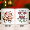 To My Wonderful Wife Merry Christmas With All My Love Santa And Elf - Personalized Custom Coffee Mug - CPL863_MG To My Wonderful Wife Merry Christmas With All My Love Santa And Elf - Personalized Custom Coffee Mug - CPL863_MG