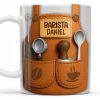 To The Best Barista, Coffee Accessories Design - Personalized Custom Coffee Mug - JBS007_MG