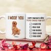 To The Best Dog Dad Custom Photo Personalized Coffee Mug