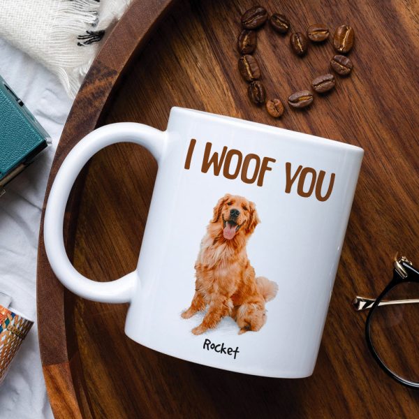 To The Best Dog Dad Custom Photo Personalized Coffee Mug