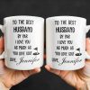 To The Best Husband By Par Love and Golf - Personalized Custom Coffee Mug - HSB039_MG To The Best Husband By Par Love and Golf - Personalized Custom Coffee Mug - HSB039_MG