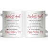 To The Loveliest Mum With Hearts - Personalized Custom Coffee Mug - MOM154_MG To The Loveliest Mum With Hearts - Personalized Custom Coffee Mug - MOM154_MG
