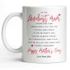 To The Loveliest Mum With Hearts - Personalized Custom Coffee Mug - MOM154_MG To The Loveliest Mum With Hearts - Personalized Custom Coffee Mug - MOM154_MG