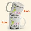 To The World's Best Daddysaurus - Personalized Mug - Father's Day, Birthday, Funny Gift For Dad, Father, Husband - Gift From Wife, Son, Daughter To The World's Best Daddysaurus - Personalized Mug - Father's Day, Birthday, Funny Gift For Dad, Father, Husband - Gift From Wife, Son, Daughter