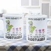 To The World's Best Daddysaurus - Personalized Mug - Father's Day, Birthday, Funny Gift For Dad, Father, Husband - Gift From Wife, Son, Daughter To The World's Best Daddysaurus - Personalized Mug - Father's Day, Birthday, Funny Gift For Dad, Father, Husband - Gift From Wife, Son, Daughter