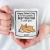To The World's Best Dog Dad, I Woof You - Dog Personalized Custom 3D Inflated Effect Printed Mug - Father's Day, Gift For Pet Owners, Pet Lovers To The World's Best Dog Dad, I Woof You - Dog Personalized Custom 3D Inflated Effect Printed Mug - Father's Day, Gift For Pet Owners, Pet Lovers