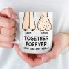 Together Forever - Couple Personalized Custom Mug - Gift For Husband Wife, Anniversary