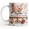 Together From Our First Kiss Infinity Symbol And Rose - Personalized Custom Coffee Mug - CPL1304_MG Together From Our First Kiss Infinity Symbol And Rose - Personalized Custom Coffee Mug - CPL1304_MG