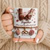 Together From Our First Kiss Infinity Symbol And Rose - Personalized Custom Coffee Mug - CPL1304_MG Together From Our First Kiss Infinity Symbol And Rose - Personalized Custom Coffee Mug - CPL1304_MG