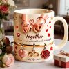 Together From Our First Kiss Till Our Last Breath - Personalized Ceramic Mug - Gift For Couples | NL122 Together From Our First Kiss Till Our Last Breath - Personalized Ceramic Mug - Gift For Couples | NL122