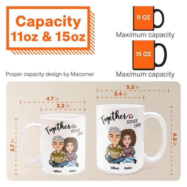 Together Husband And Wife - Personalized Mug - Christmas Gift For Husband, Wife - Gift From Sons, Daughters To Parents Together Husband And Wife - Personalized Mug - Christmas Gift For Husband, Wife - Gift From Sons, Daughters To Parents