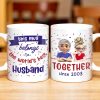 Together Since 2003, Cartoon Couple and Confetti - Personalized Custom Coffee Mug - HSB035_MG Together Since 2003, Cartoon Couple and Confetti - Personalized Custom Coffee Mug - HSB035_MG