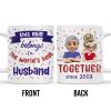Together Since 2003, Cartoon Couple and Confetti - Personalized Custom Coffee Mug - HSB035_MG Together Since 2003, Cartoon Couple and Confetti - Personalized Custom Coffee Mug - HSB035_MG