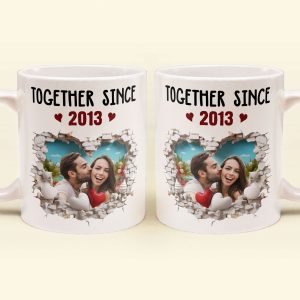 Together Since Anniversary Gift - Personalized Photo Mug